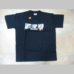 Anti Hip Hop, čierne pánske tričko 100% bavlna